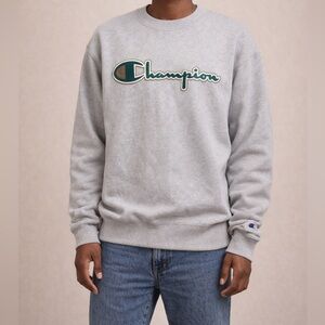 Champion Gray Crewneck Sweater
